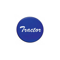 Glossy Blue or Green "Tractor" Sticker