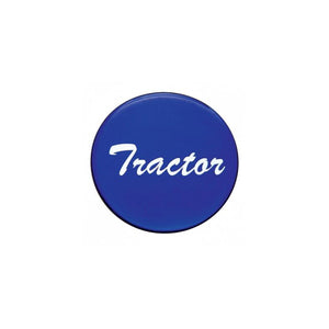 Glossy Blue or Green "Tractor" Sticker