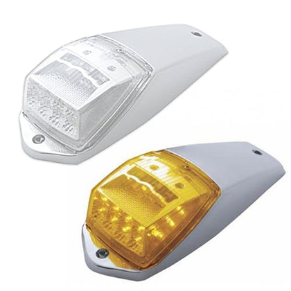 17 LED Reflector Grakon 5000 Style Cab Light Kit - Amber LED/Clear Lens or Amber LED/Amber Lens