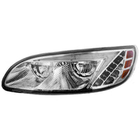 Chrome LED Headlight for Peterbilt 386 (2005-2015) or 387 (1999-2010) - Driver's Side