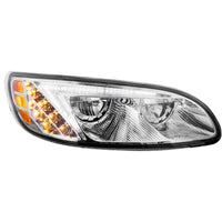Chrome LED Headlight for Peterbilt 386 (2005-2015) or 387 (1999-2010) - Passenger's Side