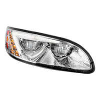 Chrome LED Headlight for Peterbilt 386 (2005-2015) or 387 (1999-2010) - Passenger's Side