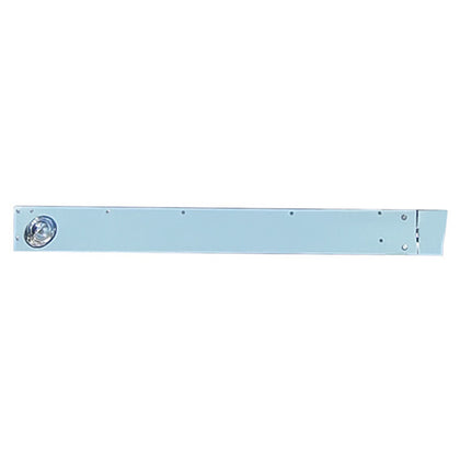 Stainless Steel Kick Panels W/ Step Light Cutouts For Kenworth W900L Aerocab