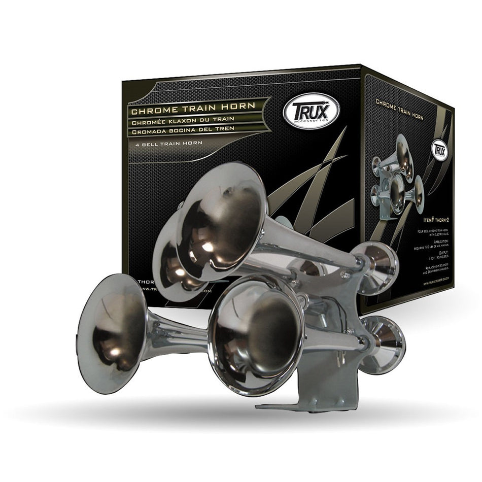 Trux 4 Bell Train Horn (140-145 Decibels)