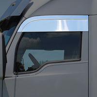 RoadWorks - Stainless Steel Chop Tops with Mirror Delete for Kenworth T680 or T880