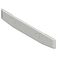 International Harvester 9300 or 9670 16" 7GA Chromed Steel Tapered & Rolled End Bumper