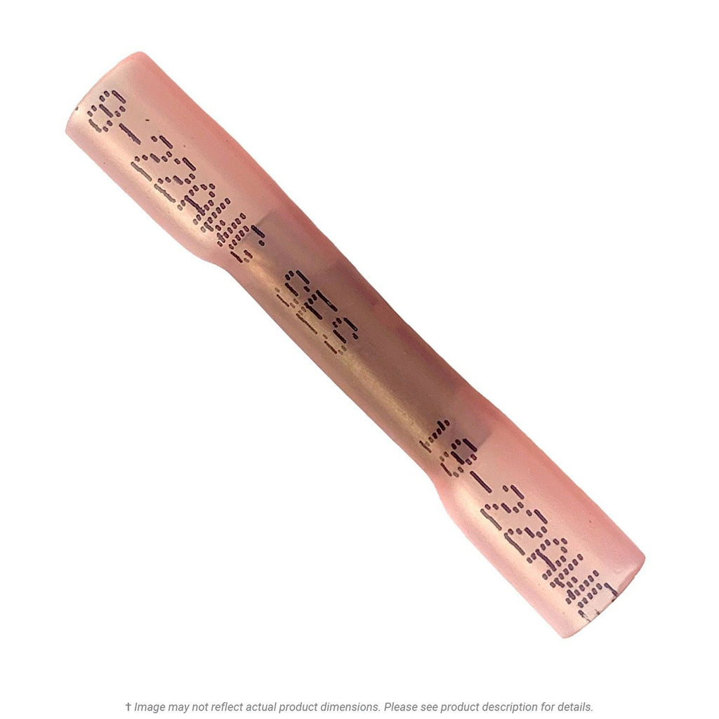 Heat Shrink Butt Connector Red 22-18 AWG