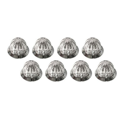 Roadworks 3/4" HERO MINI Watermelon LED Light (Amber Light & Clear Lens) 8Pk