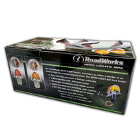 Roadworks 3/4" HERO MINI Watermelon LED Light (Red Light & Red Lens) 8 Pk