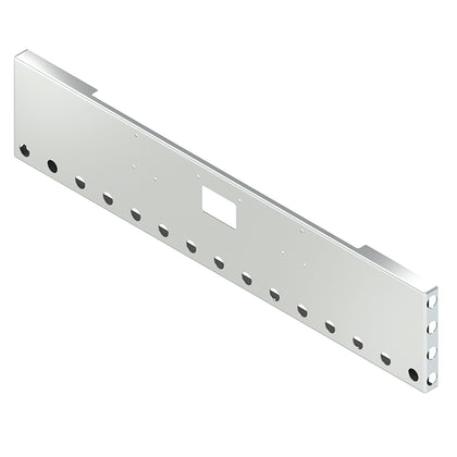 Peterbilt 379 20" Box End 10GA Chromed Steel Bumper w Bolt & Tow Holes