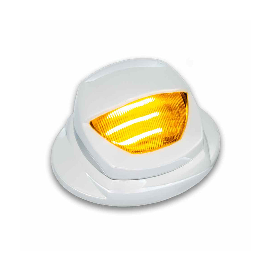White Courtesy & Amber Marker Auxiliary Mini Step LED with KW OE Plug