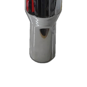 7" x 36", 48" or 60" Flat Top Chrome Exhaust Stack with Extended 5" O.D. Reducer. Fits Peterbilt