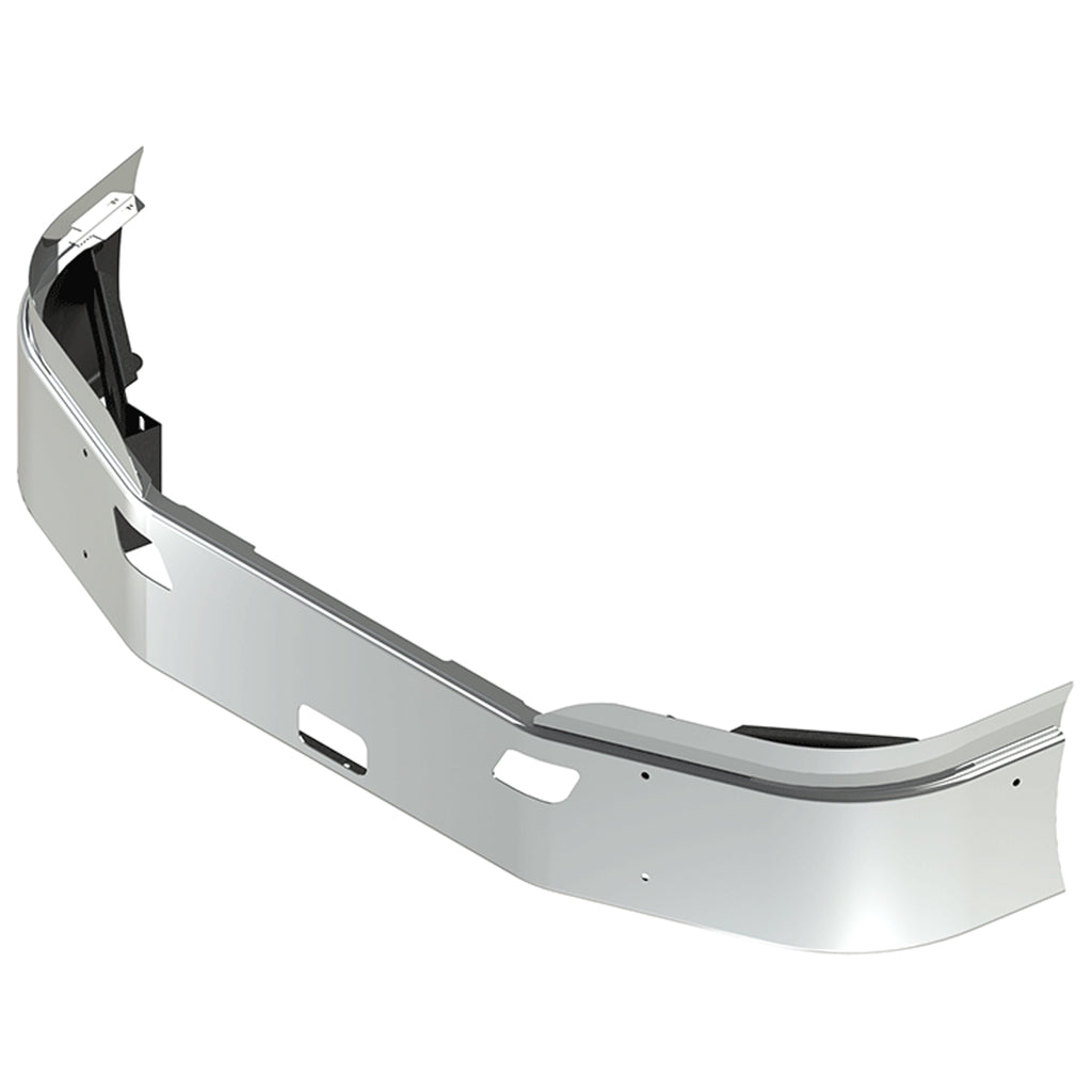 18" Kenworth T680 Set Back Axle 10GA Chrome Steel Bumper