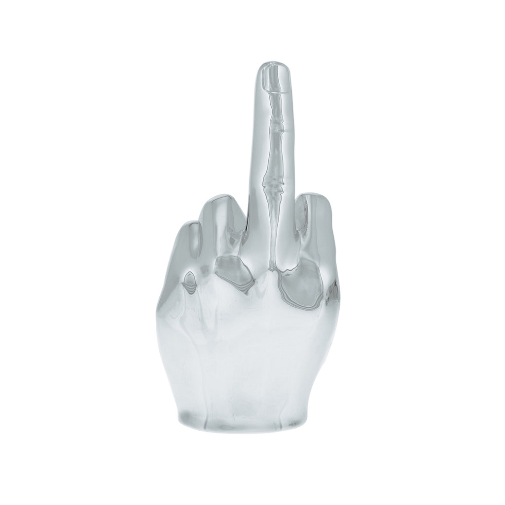 United Pacific - Chrome "Middle Finger" Hood Ornament (Various Colors)