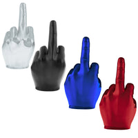 United Pacific - Chrome "Middle Finger" Hood Ornament (Various Colors)