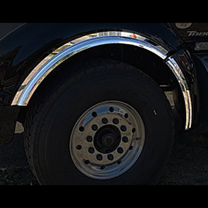 RealWheel - Kenworth T880 Standard Hood Fenderettes (4 Pc. Set - Split Fenders)