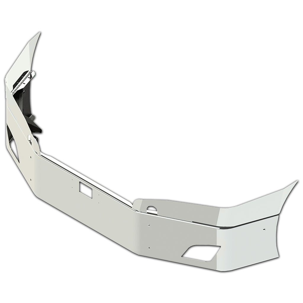 Cascadia 18" Chromed Steel Radar & Fog Lamp Holes