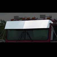 Roadworks - '85 to '98 Kenworth W900 Stainless Steel 12" Drop Visor