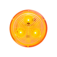 Optronics - 12V 2.5" Marker/Clearance Light (Yellow LED/Clear Lens)