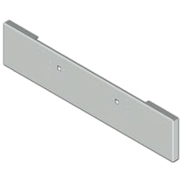 International 9300/9370/9670 20" Box End 10 Ga Chrome Steel Bumper with Bolt & Tow Pin Holes