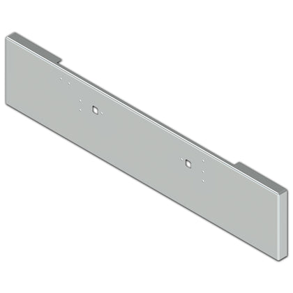 International 9300/9370/9670 20" Box End 10 Ga Chrome Steel Bumper with Bolt & Tow Pin Holes