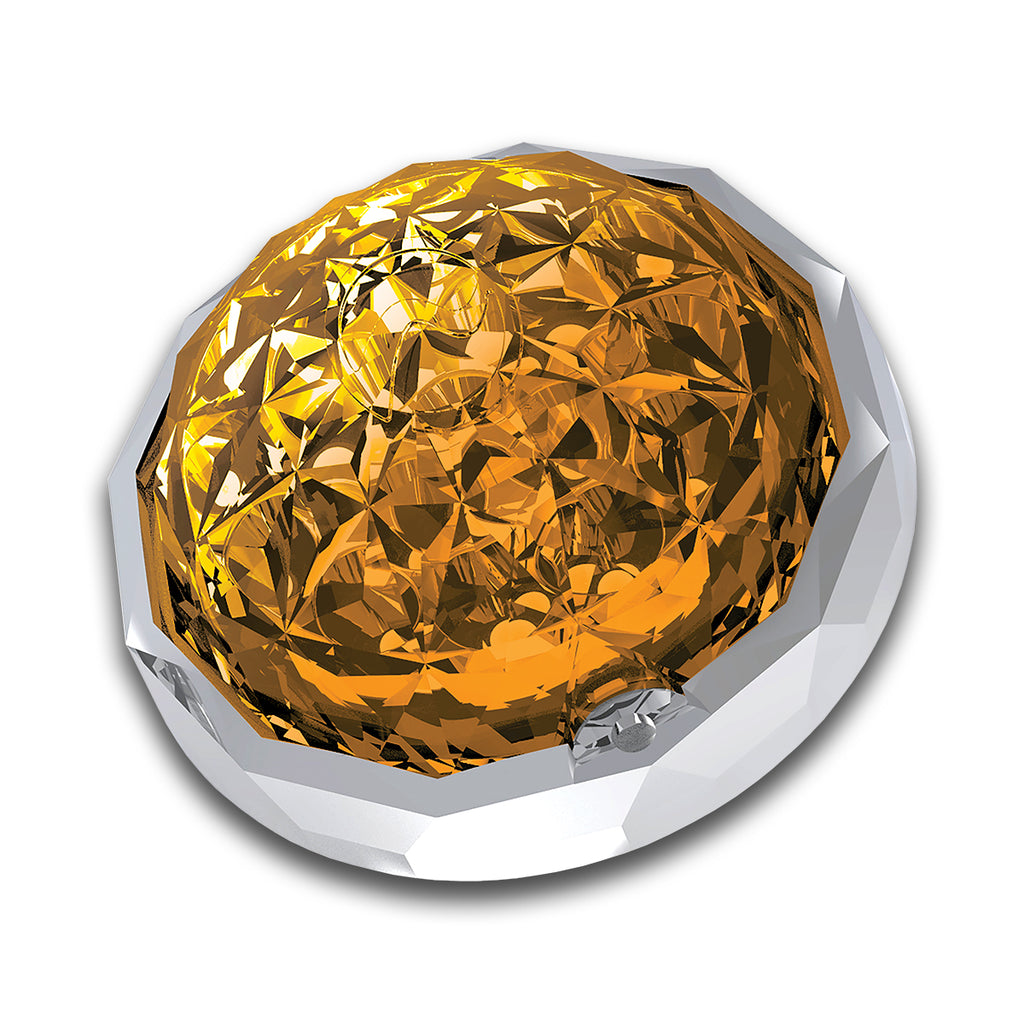 Jeweled Series Low Profile Hero Watermelon Light (Amber LEDs/Amber Lens)