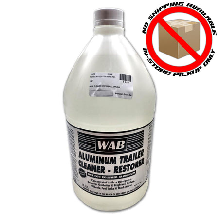 WAB Aluminum Cleaner - Clear (1 Gal. or 5 Gal.) - Berube's Truck Accessories