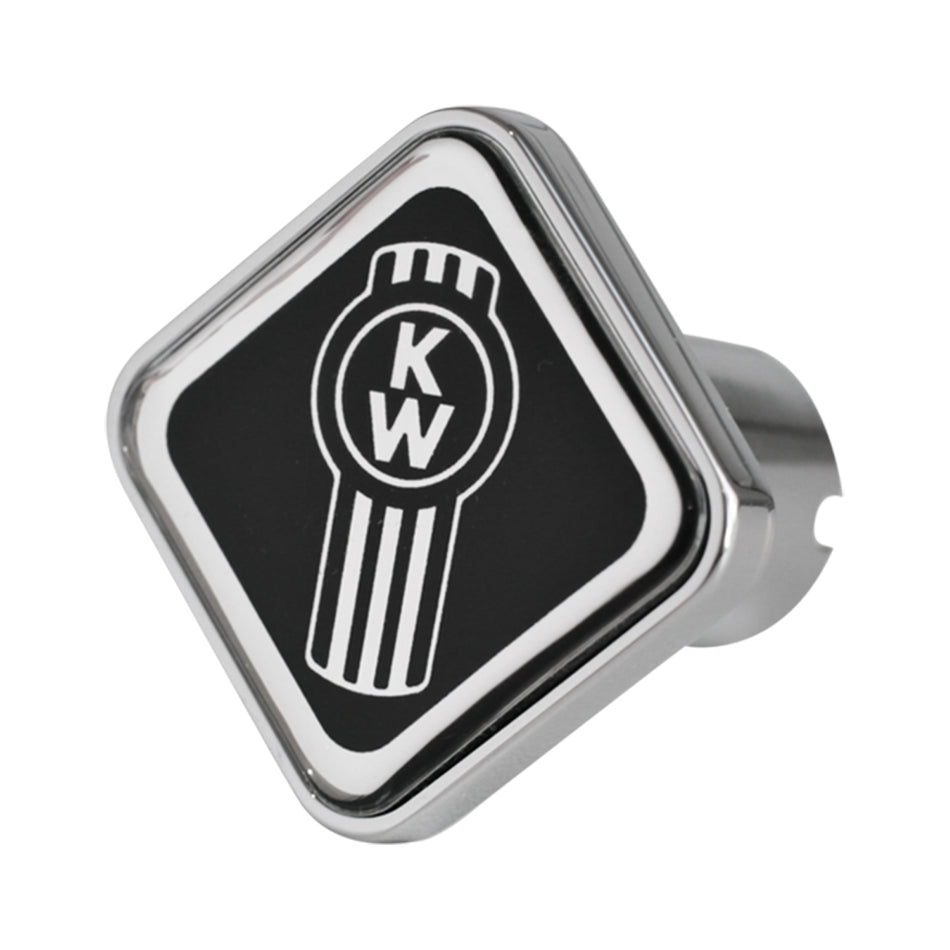 Delpann - Kenworth Black Logo Knob (Square or Octagon)