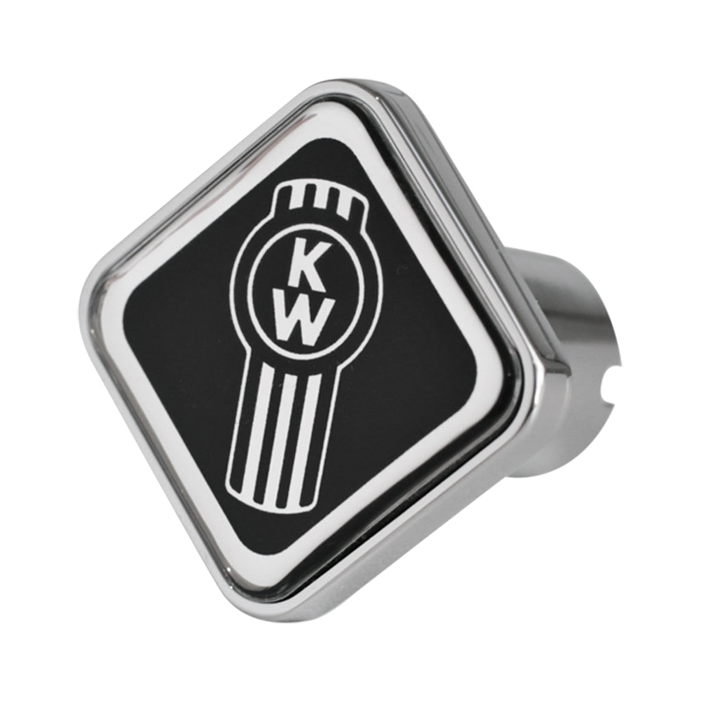 Delpann - Kenworth Black Logo Knob (Square or Octagon)