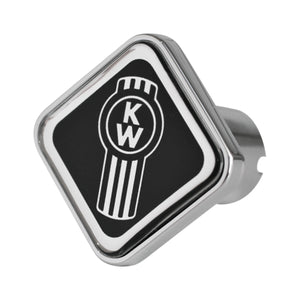 Delpann - Kenworth Black Logo Knob (Square or Octagon)