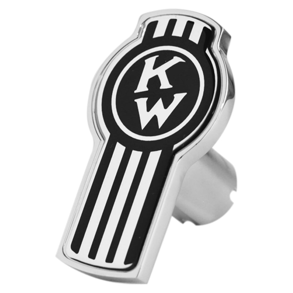 Delpann - Kenworth Logo Shaped Metallic Air Valve Knob (Red or Black)