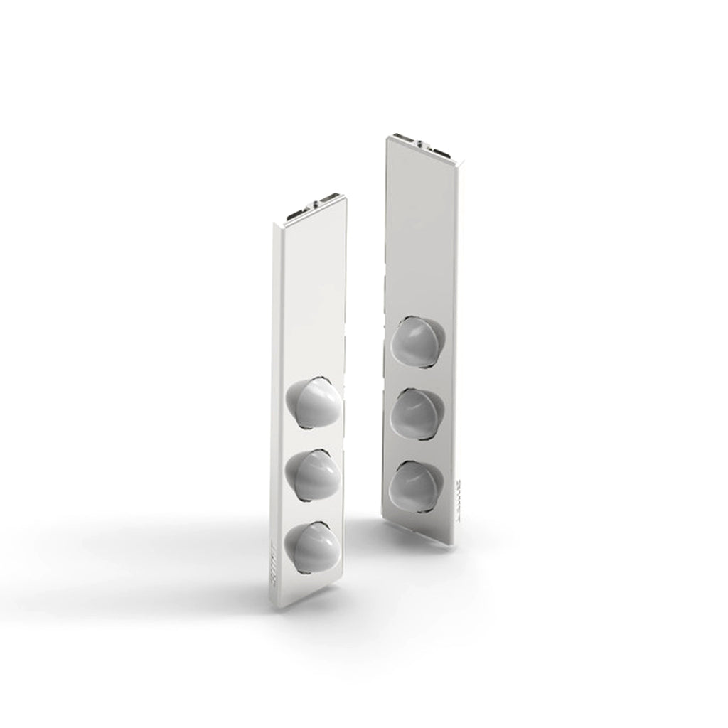 15" Stainless Steel Peterbilt Watermelon Front Air Cleaner Light Bars (3 Holes)