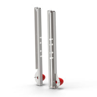 15" Stainless Steel Peterbilt Watermelon Rear Air Cleaner Light Bars (1 Hole)