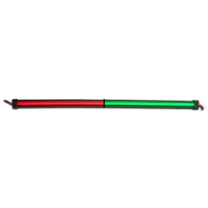 Trux - 24″ Clear Red to Green Auxiliary Center Glow Strip LED Light (120 Diodes)