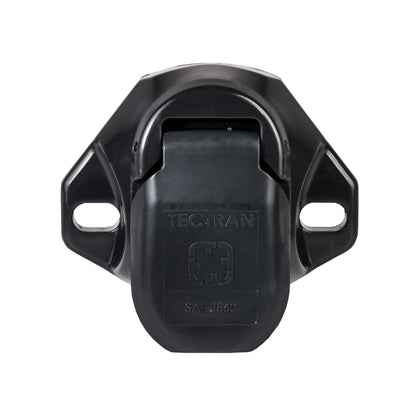 Tectran - 7-Way Poly Bull Nose Socket (Ring Terminals & Split Pin)