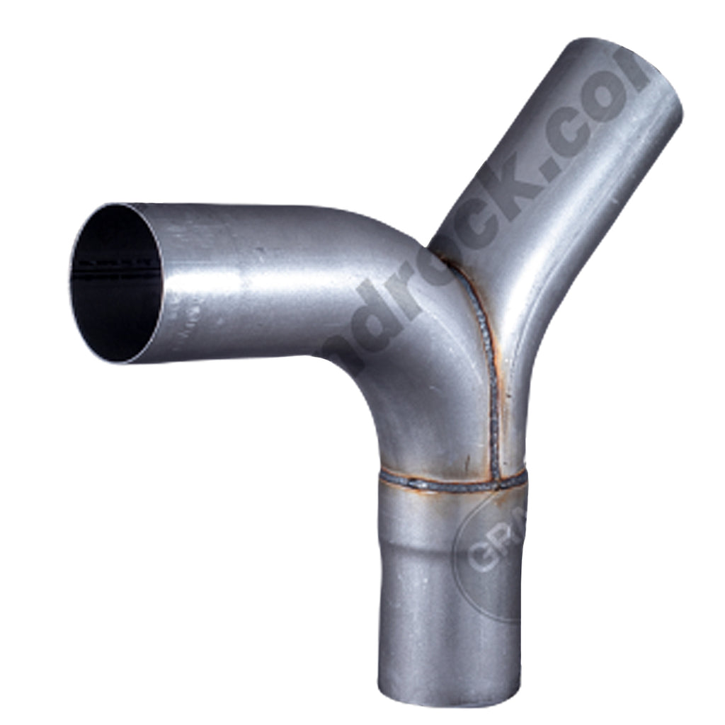 Grand Rock - 5" 2-Bend OD/OD/OD Aluminized Y-Pipe