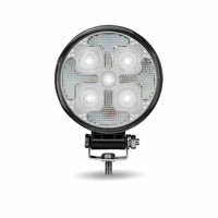 Trux - 4.5" LED Work Lamp w/ Amber Strobe Function - 1800 Lumens Spot Beam (Clear Lens)