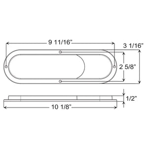 Optronics - 14 LED Fusion Red & White Stop/Turn/Tail Light