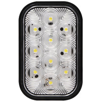 Maxxima 5" x 3" White Rectangle Back Up Light