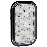Maxxima 5" x 3" White Rectangle Back Up Light
