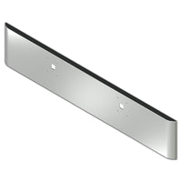 2000+ 9900 IX 18" Texas Square 7GA Steel Chrome Bumper w Bolt & Tow Pin Holes