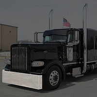 Roadworks - Peterbilt 389 20" Standard Mount Stainless Steel Bumper w/ Mitered Ends