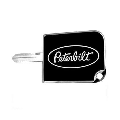 Large Peterbilt Oval Logo Key Cover (Black)