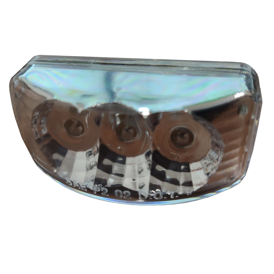 3 LED Spyder Model 15 Rectangular Light (Amber LEDs / Clear Lens)