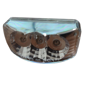 3 LED Spyder Model 15 Rectangular Light (Amber LEDs / Clear Lens)