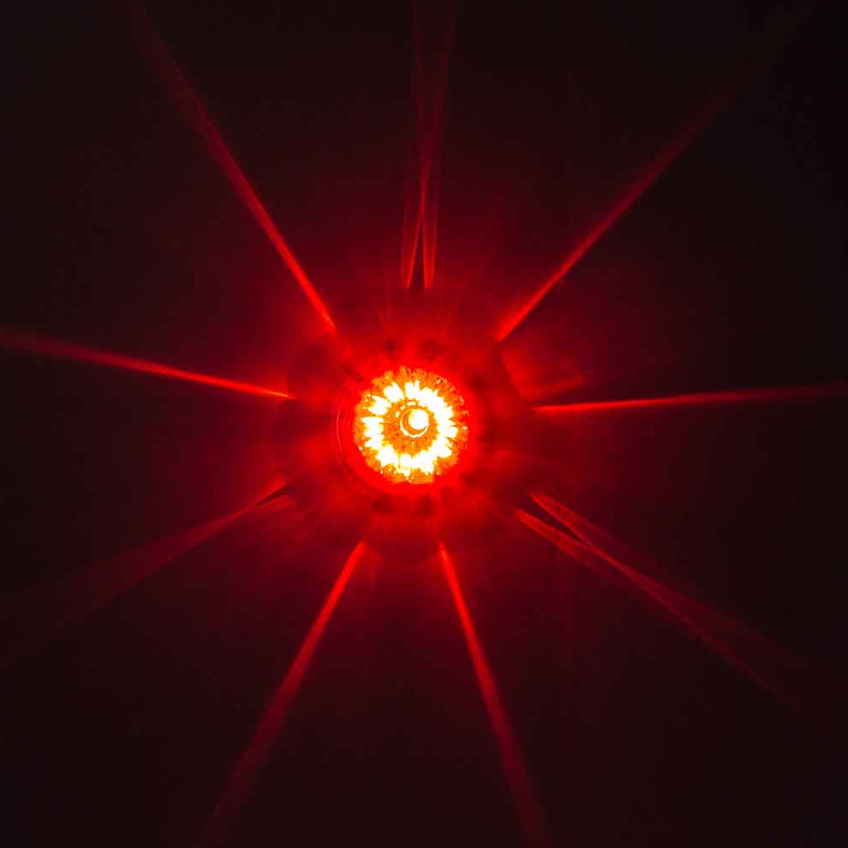 Star Burst Series Clear Red Clearance & Marker Star Burst Watermelon LED Light - Berube's Truck Accessories