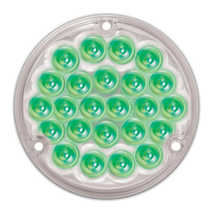 Grand General - 4" Pearl LED Load Light (Green LEDs w Clear Lens)
