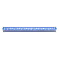 United Pacific - 14 LED 12" Auxiliary Strip Light (Blue LEDs/Clear Lens)