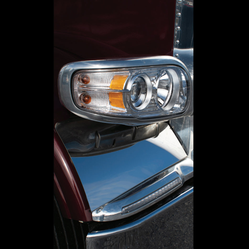 Panelite - Peterbilt 589 Stainless Steel Fender Guards