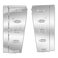 Peterbilt 589 Long Hood Cowl/Hood Extension Panels (5 x M5 Amber/Clear LED Lights)